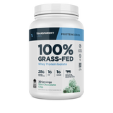 Transparent labs all natural grass fed whey protein isolate mint chocolate chip 30 servings