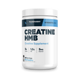 A container of Transparent Labs Creatine HMB Blue Raspberry 60 Servings, which is a creatine supplement.