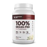 Transparent Labs 100% Grass-Fed Beef Protein Isolate 30 servings Vanilla