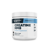 A 30 serving container of Transparent Labs Creatine HMB Unflavored, which is a creatine supplement.