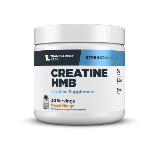 Transparent Labs Creatine HMB Peach Mango Flavor in 30 servings