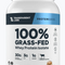 Transparent Labs Grass-Fed Whey Protein Isolate — 28g Protein, Clean Ingredients