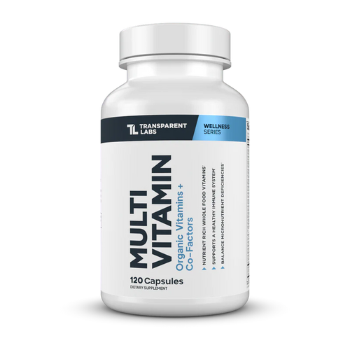 Transparent Labs Multi Vitamin with Organic Multi Vitamins and all natural Co-factors