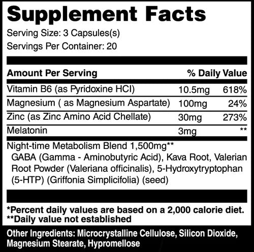 Trim PM by TopTrainer – Night-Time Metabolism & Sleep Support