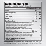 True MatRX Supplement Facts Super Greens