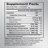 True Matrx Premium Omega – High‑Strength Omega‑3 Softgels with CoQ10 & Astaxanthin for Heart, Brain & Joint Support