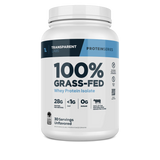 Transparent Labs Grass-Fed Whey Protein Isolate - Natural Flavor, Gluten Free Whey Protein Powder w/ 28g of protein per Serving & 9 Essential Amino Acids - 30 Servings