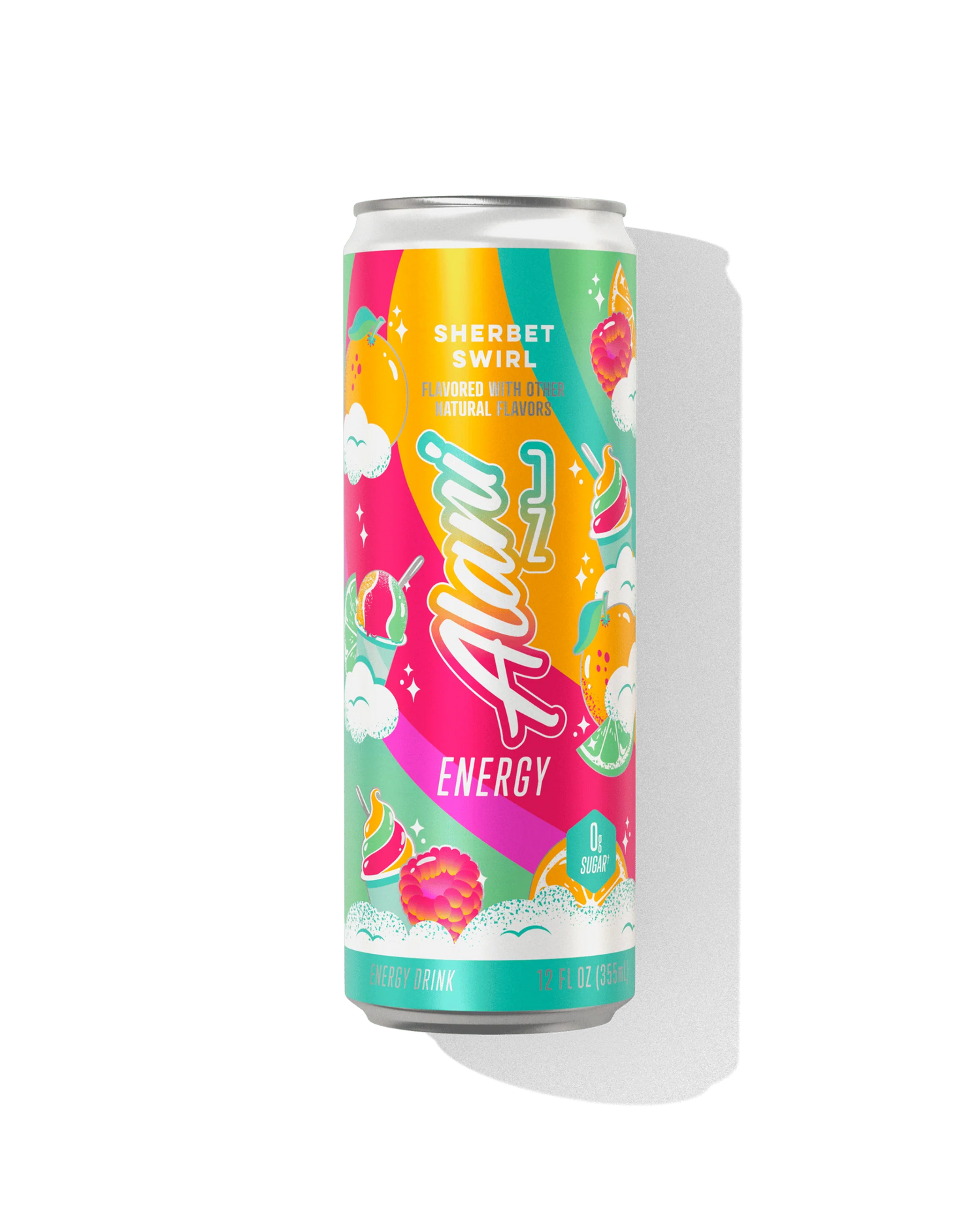 Alani Nu Energy Drink - Sherbet Swirl - 12oz. (12 Cans)