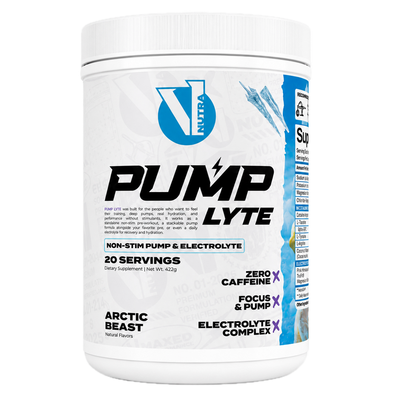 V1 Nutra Pump Lyte Arctic Beast Pump and Electrolyte Non-Stim Pre-workout