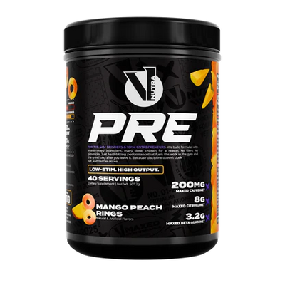 V1 Nutra Pre workout Mango PeachRings