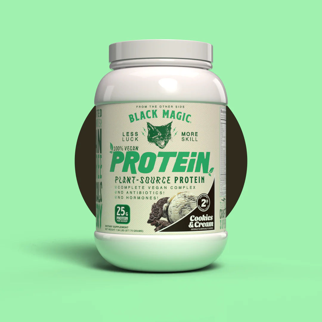 Plant-Source 100% Vegan Protein - Keto, Low Sugar, Dairy Free - 20g Protein by Black Magic