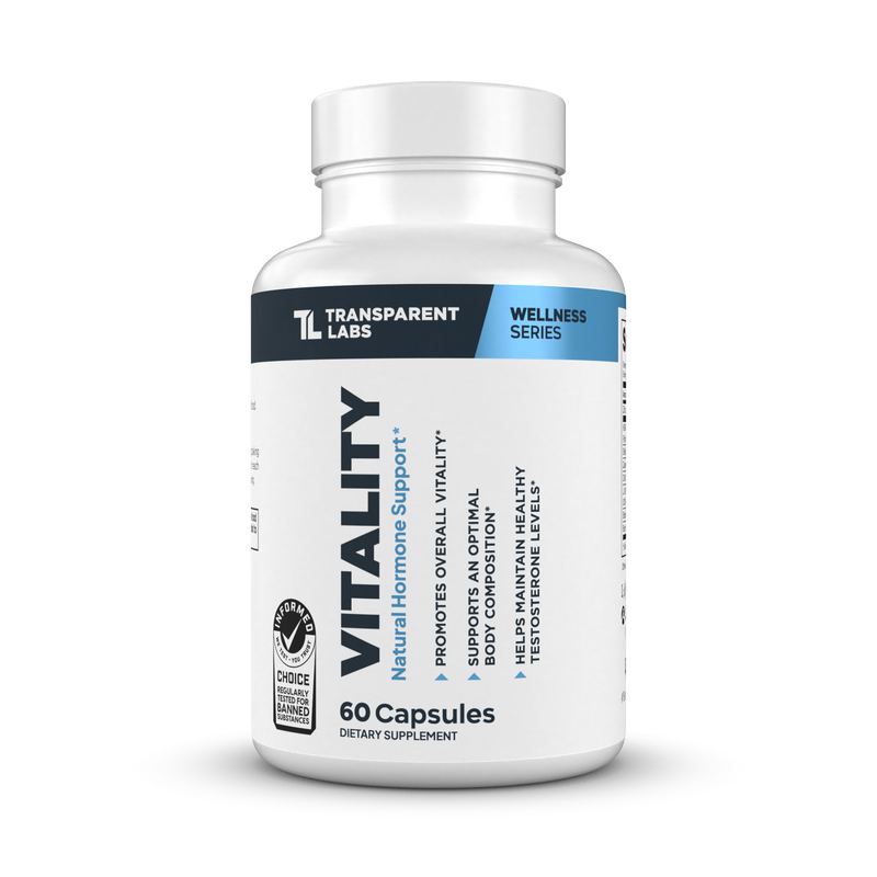 Transparent Labs Vitality | Natural Hormone & Testosterone Support