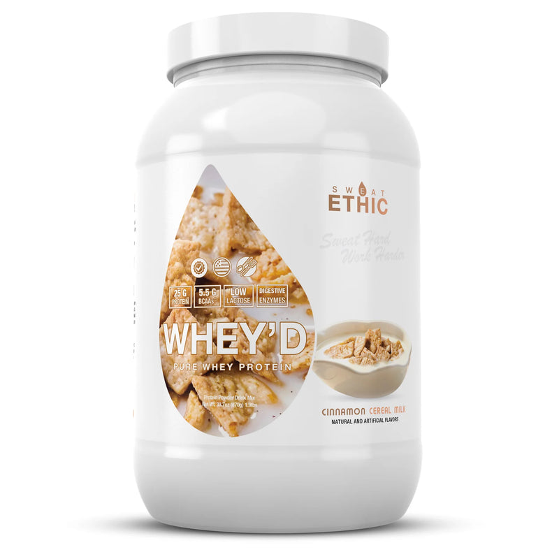 WHEY'D Protein – 25g 3‑Phase Whey Blend with Enzymes, Low Lactose