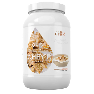 Sweat Ethic WHEY'D Protein – 25g 3‑Phase Whey Blend with Enzymes, Low Lactose
