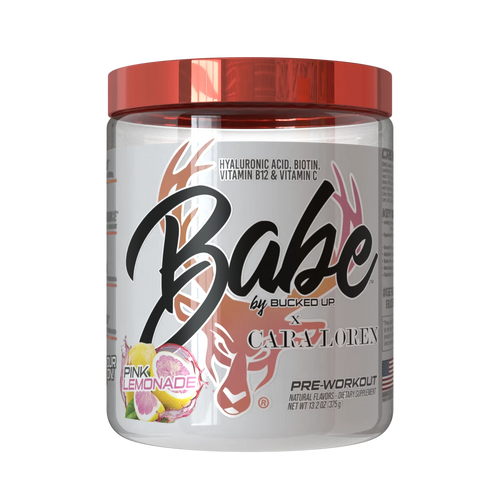 Bucked Up Babe Pre workout for women Pink Lemonade Flavor