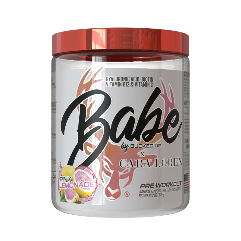 Bucked Up Babe Pre workout for women Pink Lemonade Flavor