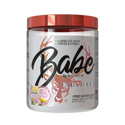 Bucked Up Babe Pre workout for women Pink Lemonade Flavor
