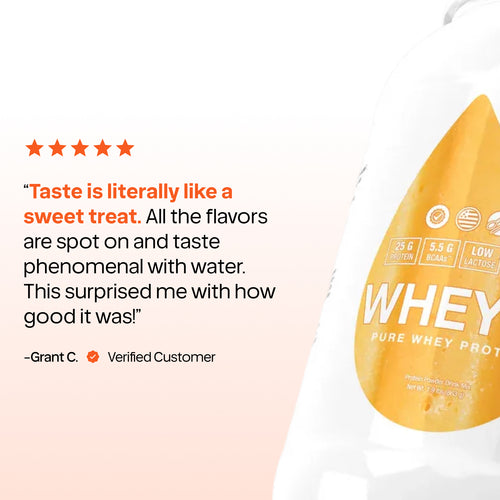 WHEY'D Protein – 25g 3‑Phase Whey Blend with Enzymes, Low Lactose