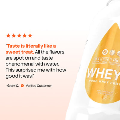 WHEY'D Protein – 25g 3‑Phase Whey Blend with Enzymes, Low Lactose