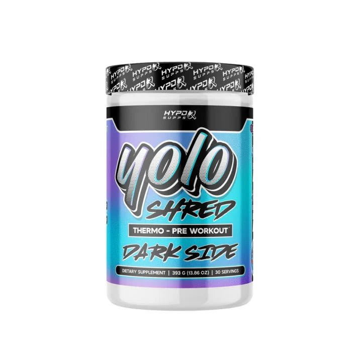 YOLO Shred Darkside thermogenic pre-workout by HYPD – Blueberry Acai