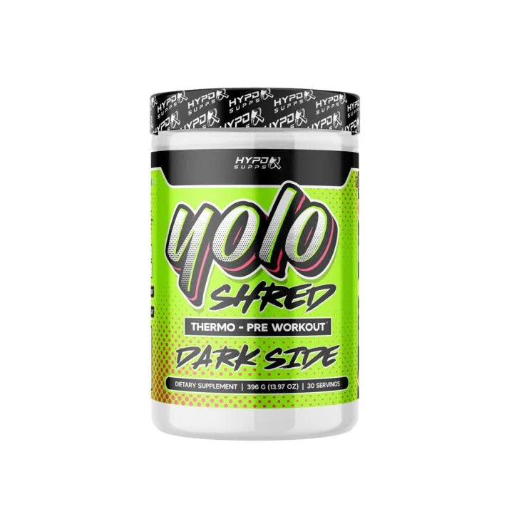 YOLO Shred Darkside thermogenic pre-workout by HYPD – Watermelon Lime