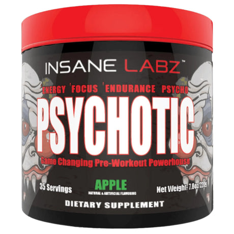 Insane Labz Psychotic, High Stimulant Pre Workout Powder (35 SERVINGS)