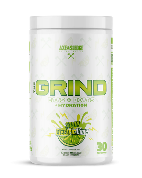 Axe & Sledge The Grind EAAs and BCAAs Sour Electric Lime