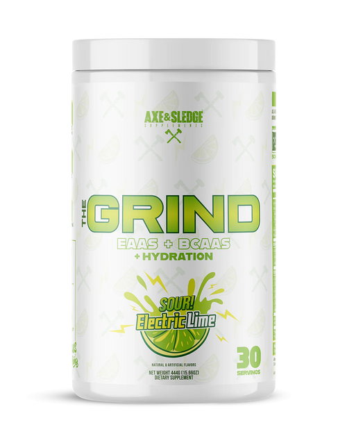 Axe & Sledge The Grind EAAs and BCAAs Sour Electric Lime