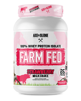 AXE & SLEDGE FARM FED — Grass-Fed 100% Whey Protein Isolate, 25g