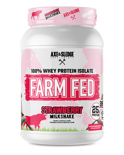 AXE & SLEDGE FARM FED — Grass-Fed 100% Whey Protein Isolate, 25g