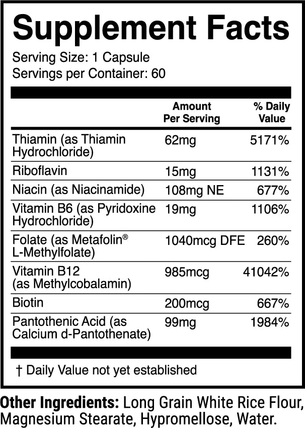 B-COMPLEX Concentrated Vitamin B Formula by 1StPhorm