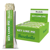 Barebells Key Lime Pie protein bar packaging on a white background