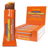 Barebells Soft Protein Bar in Peanut Caramel flavor with packaging