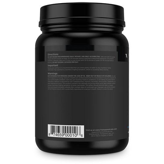 Bulk Black Pre-Workout by Transparent Labs