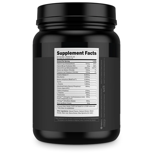 Bulk Black Pre-Workout by Transparent Labs
