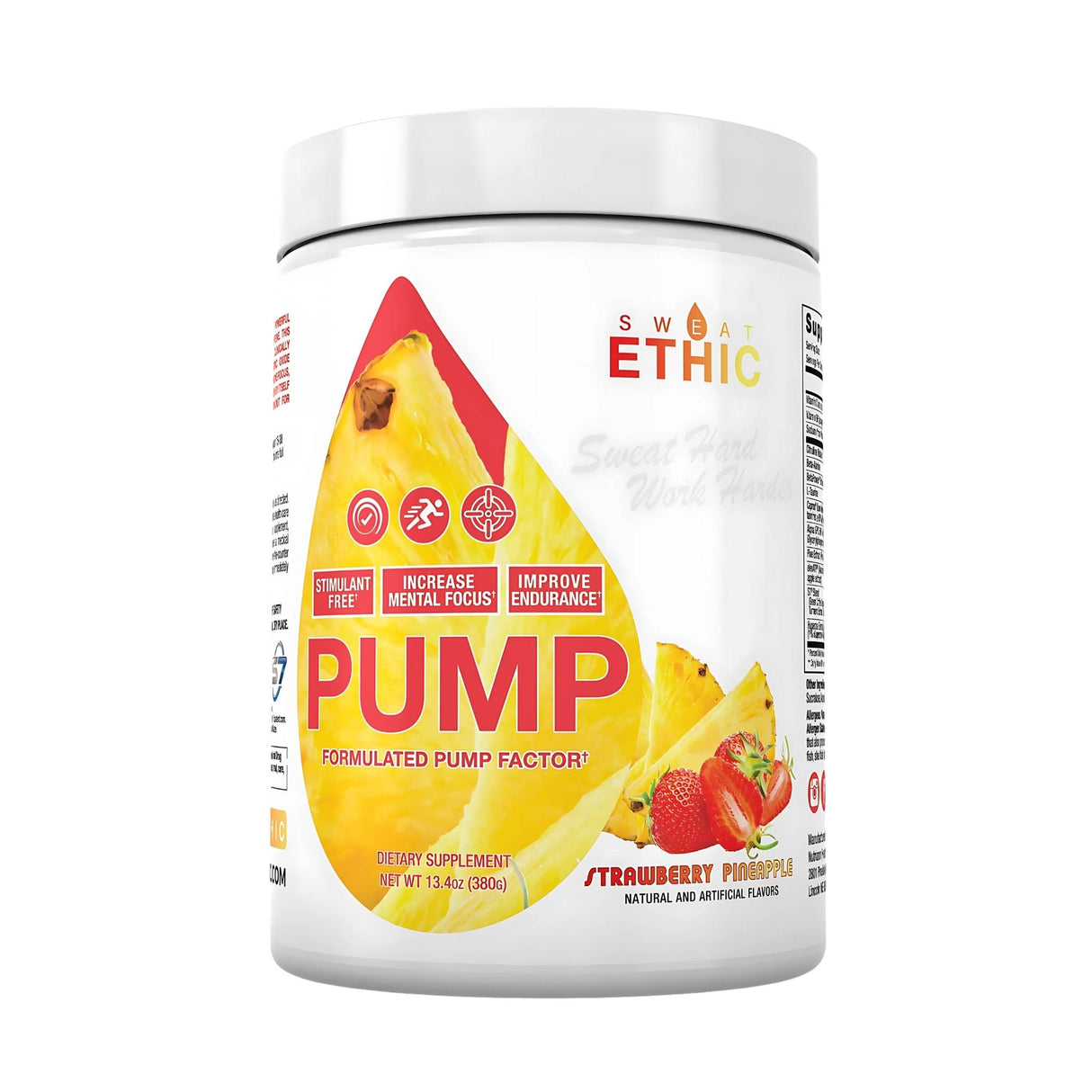 Sweat Ethic Pump Pre workout Powder