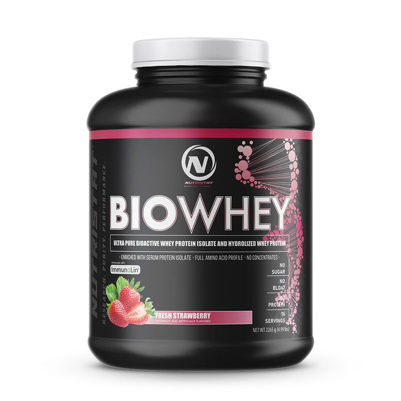 Nutristat BIO WHEY® – Low Carb, Zero Sugar Whey Protein Isolate/Hydrolysate