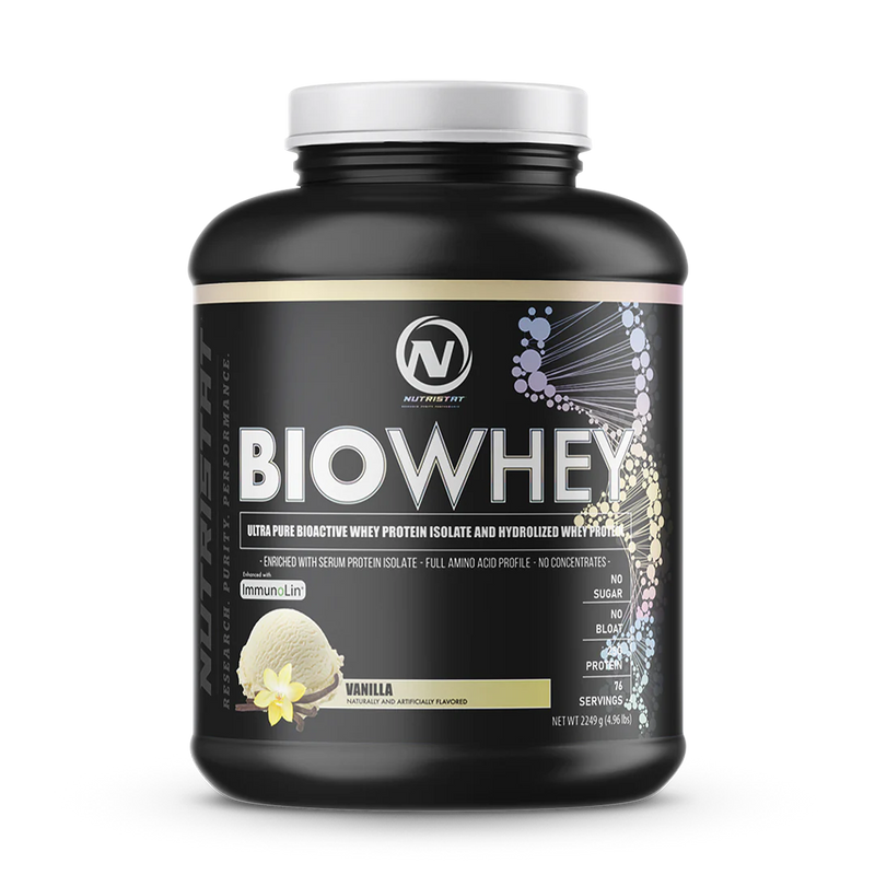 Nutristat BIO WHEY® – Low Carb, Zero Sugar Whey Protein Isolate/Hydrolysate