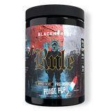 BlackMarket Rule Hyper Focus Pre Workout Powder Purge Pop Flavor