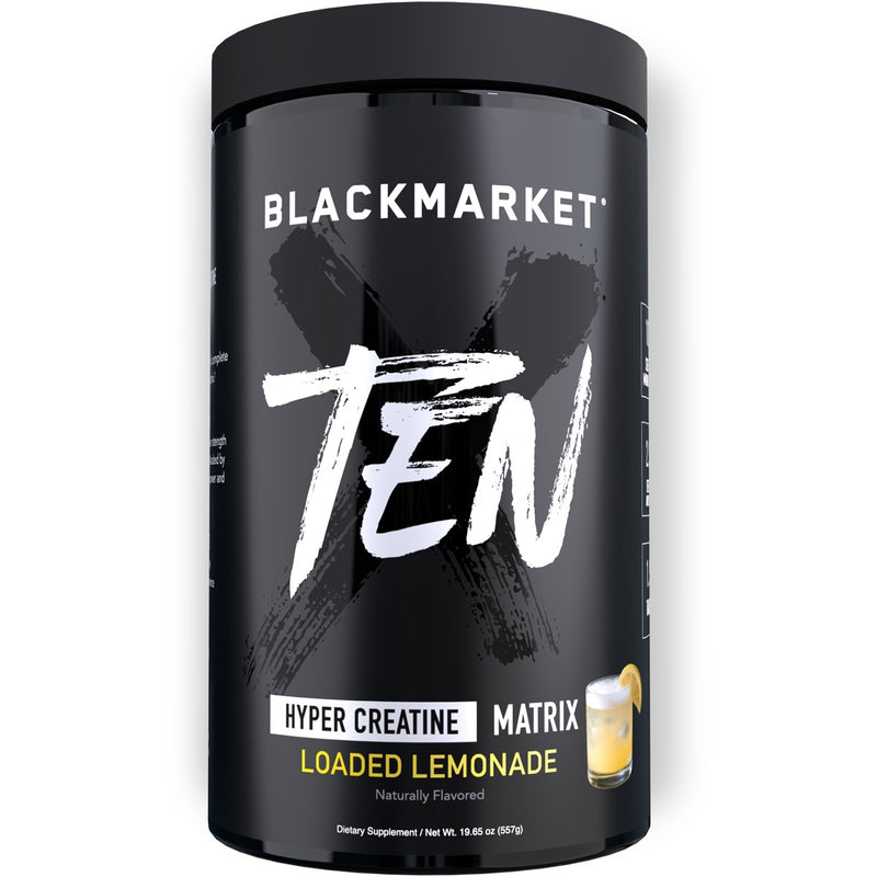 Blackmarket TEN Hyper Creatine Matrix, 30 Servings Loaded Lemonade