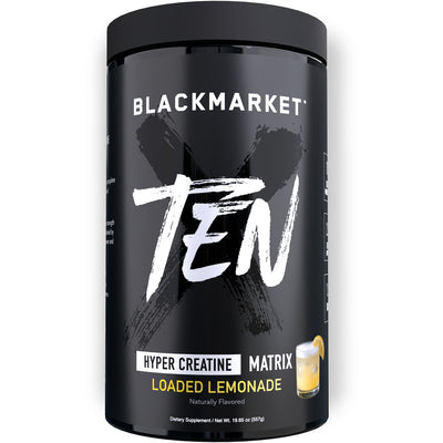 Blackmarket TEN Hyper Creatine Matrix, 30 Servings Loaded Lemonade