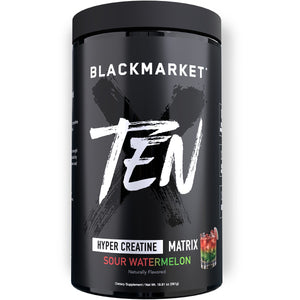 Blackmarket TEN Hyper Creatine Matrix, 30 Servings Sour Watermelon