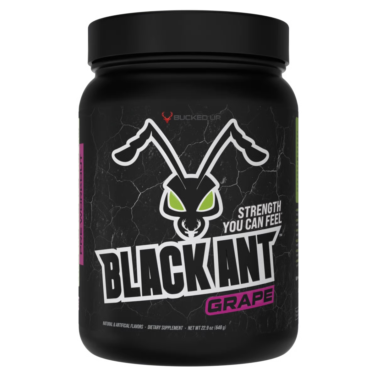Bucked Up Black Ant Pre-workout Grape Flavor