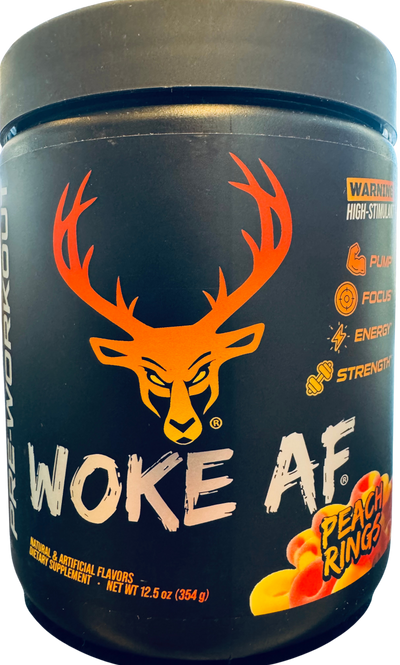 Bucked Up Woke AF Pre-Workout — High-Stim Energy, Pump & Focus (30 Servings)
