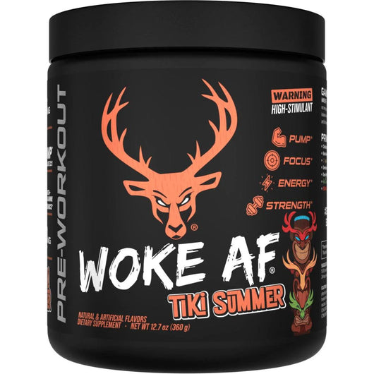 Bucked Up Woke AF Pre-Workout — High-Stim Energy, Pump & Focus (30 Servings)