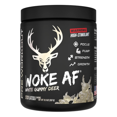 Bucked Up Woke AF Pre-Workout — High-Stim Energy, Pump & Focus (30 Servings)