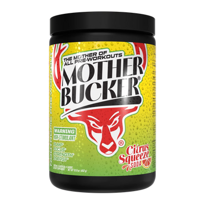 Bucked Up Mother Bucker High-stimulant Pre-workout Citrus Squeeze Soda 