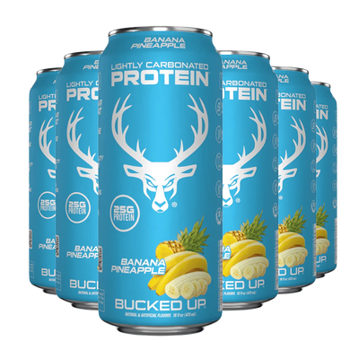 Best Price on Bucked Up Supplements Protein Ready-to-Drink protein shakes in Banana Pineapple Flavor 