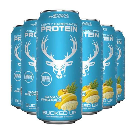 Best Price on Bucked Up Supplements Protein Ready-to-Drink protein shakes in Banana Pineapple Flavor 