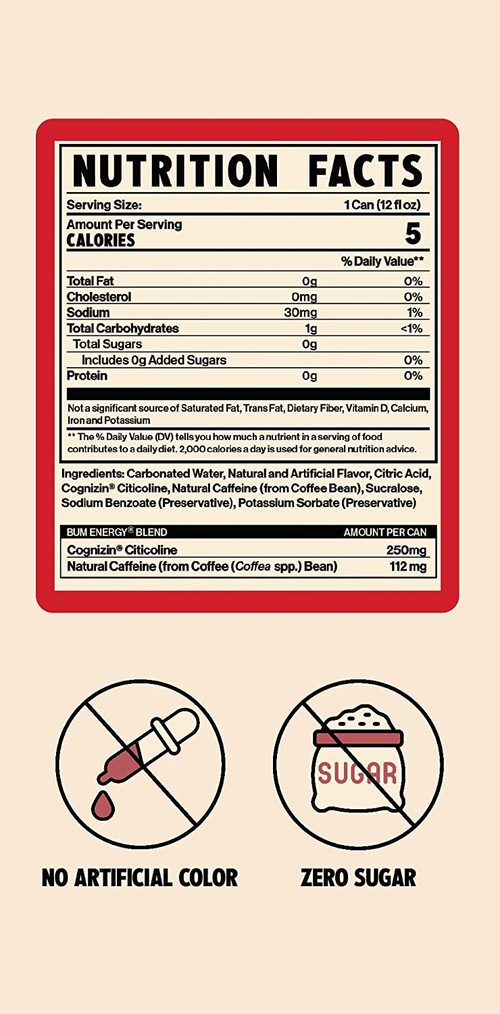 BUM Sugar-Free Energy Drink